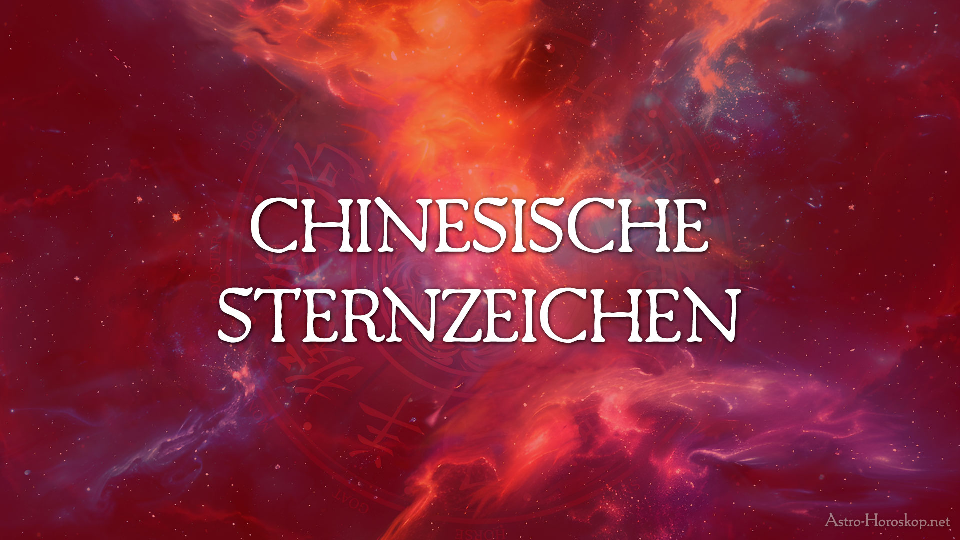 Chinesische Sternzeichen